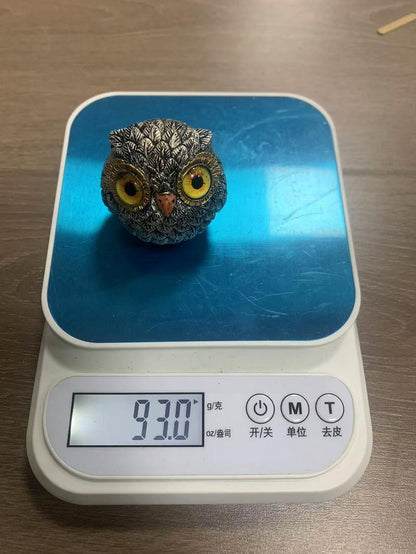 Owl Beads Pendant Owl Home Decoration Resin Craft Ornament