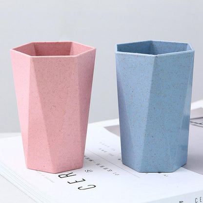 Instagram mouthwash cup, cute, simple, light luxury style, household plastic couple brushing cup, student dormitory transparent washing cup Tumbler