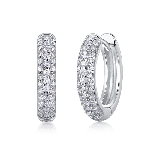 S925 Corner Star Earrings Moissanite Ear Ring