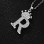 Crown Initial Neckleace