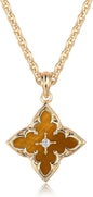 Gold Clover Necklace for Women Dainty 14K Gold Plated CZ Pendant Necklace Adjustable Chain Choker Charm Colorful Clover Pendant Lucky Necklace for Women Jewelry