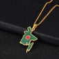 Hot selling creative world maps, national flags, necklaces, pendants,Women and men jewelry,tiktok shop