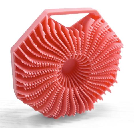 Body Scrubber, Antimicrobial Silicone Body Scrubber, Exfoliating for Sensitive Skin, Bath & Shower Body Brush, Shower Accessories