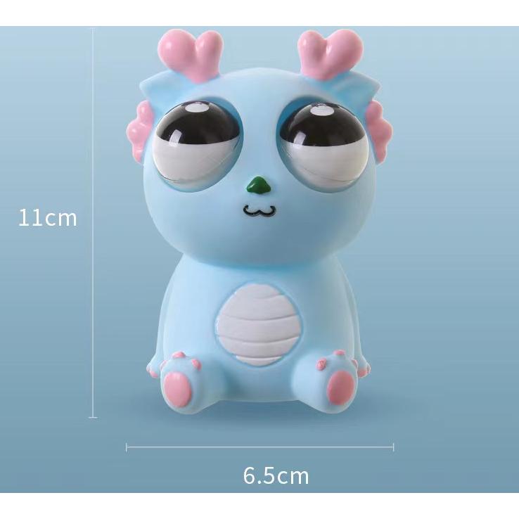 Blast Eye Dragon Squeezing Toy Decompression Toy Dragon Year Squeeze Stare Xlongren Doll Vent Blast Eye Dragon Toy Wholesale