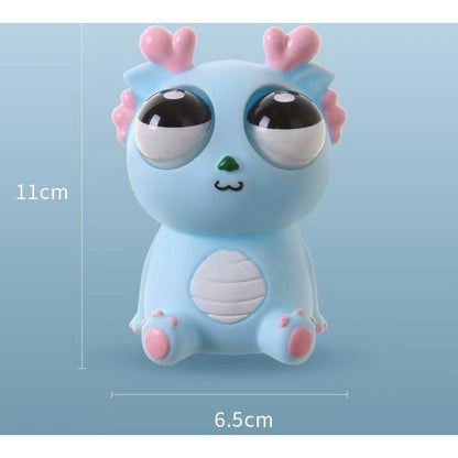 Blast Eye Dragon Squeezing Toy Decompression Toy Dragon Year Squeeze Stare Xlongren Doll Vent Blast Eye Dragon Toy Wholesale