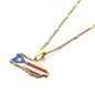 Hot selling creative world maps, national flags, necklaces, pendants,Women and men jewelry,tiktok shop