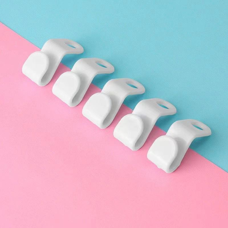 5pcs Household Pendant Connecting Hook Multi-Functional Stackable Fashion Pendant Connection Buckle Thickened Plastic Connection Buckle Hook