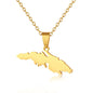 Hot selling creative world maps, national flags, necklaces, pendants,Women and men jewelry,tiktok shop
