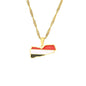 Hot selling creative world maps, national flags, necklaces, pendants,Women and men jewelry,tiktok shop