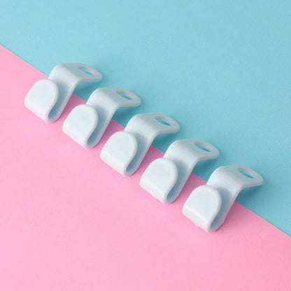 5pcs Household Pendant Connecting Hook Multi-Functional Stackable Fashion Pendant Connection Buckle Thickened Plastic Connection Buckle Hook