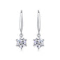 S925 Earrings Moissanite Vibrant Wind Long Style