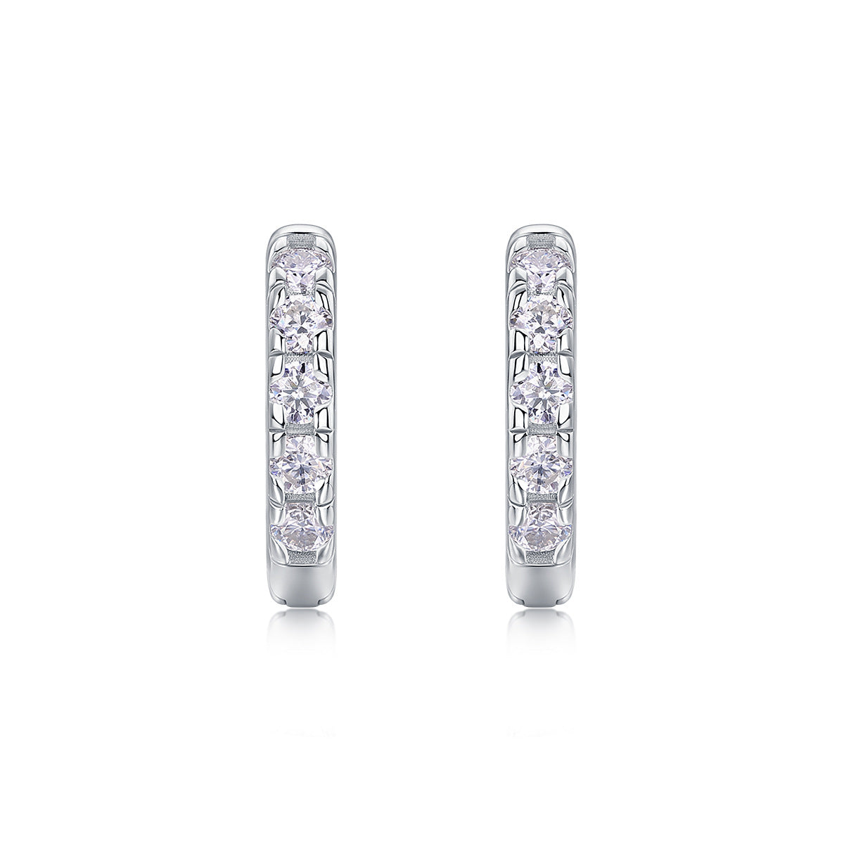 925 Silver Earrings Moissanite Ear Ring