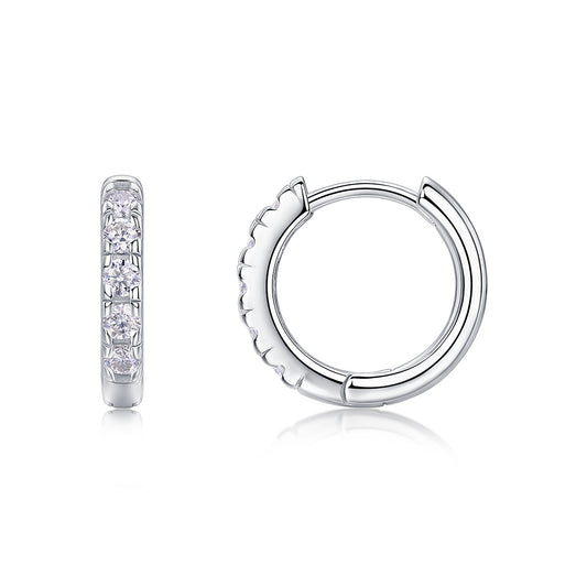 925 Silver Earrings Moissanite Ear Ring