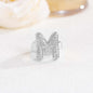New 26 English letter rings fashionable chubby balloon letter rings with adjustable opening for women