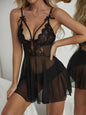 New Arrival Women's Nightclub Dress - Deep V-Neck, Low-Cut, Backless, Mesh Hollow Out, Perfect for a Sexy Night