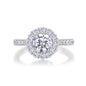 S925 Silver True Love Ring Moissanite Light Luxury Ring Cross-Border Amazon New Ring Women's Non-Fading