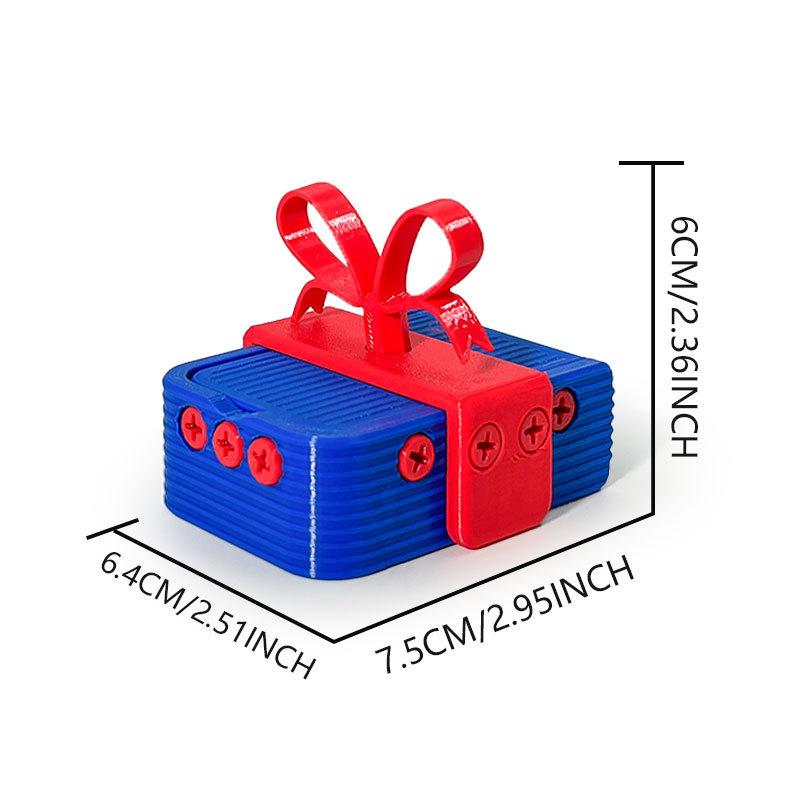 Annoying Gift Box 3D Printing Annoying Gift Box Festival Gift Box Creative Ornament