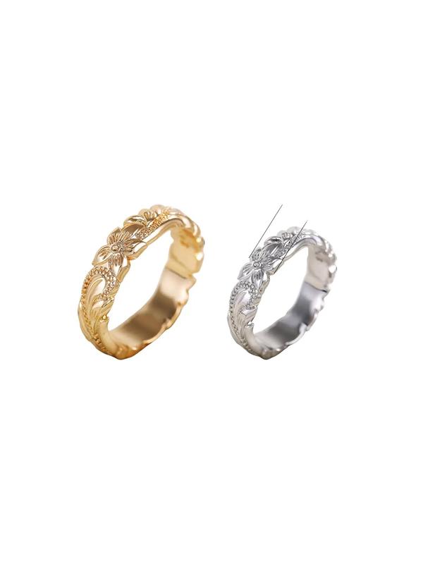 Elegant Flower Design Ring for Women, Fashion Jewelry for Fall Festival Party, Daily Clothing Decor, Trendy & Exquisite Wedding Engagement Anniversary Party Jewelry Gifts