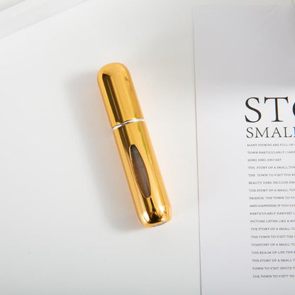 5ml refillable perfume atomizer travel, portable mini pocket Perfume Atomizer for travel accessories tin canister Organizer Bottle