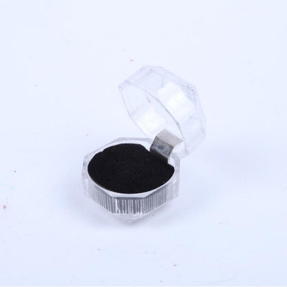 Flip Transparent Crystal Box Small Octagonal Rings Ear Studs Packing Box Acrylic Jewelry Accessories Jewellery Storage Box