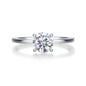 S925 Silver Oath Ring Moissanite Closed Ring